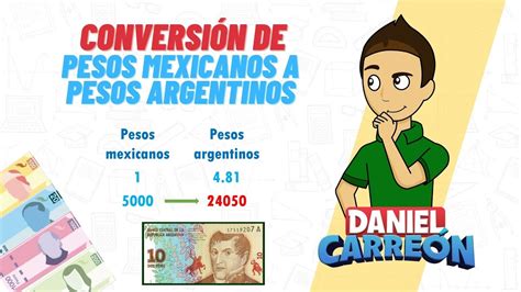 peso argentino a mexicano